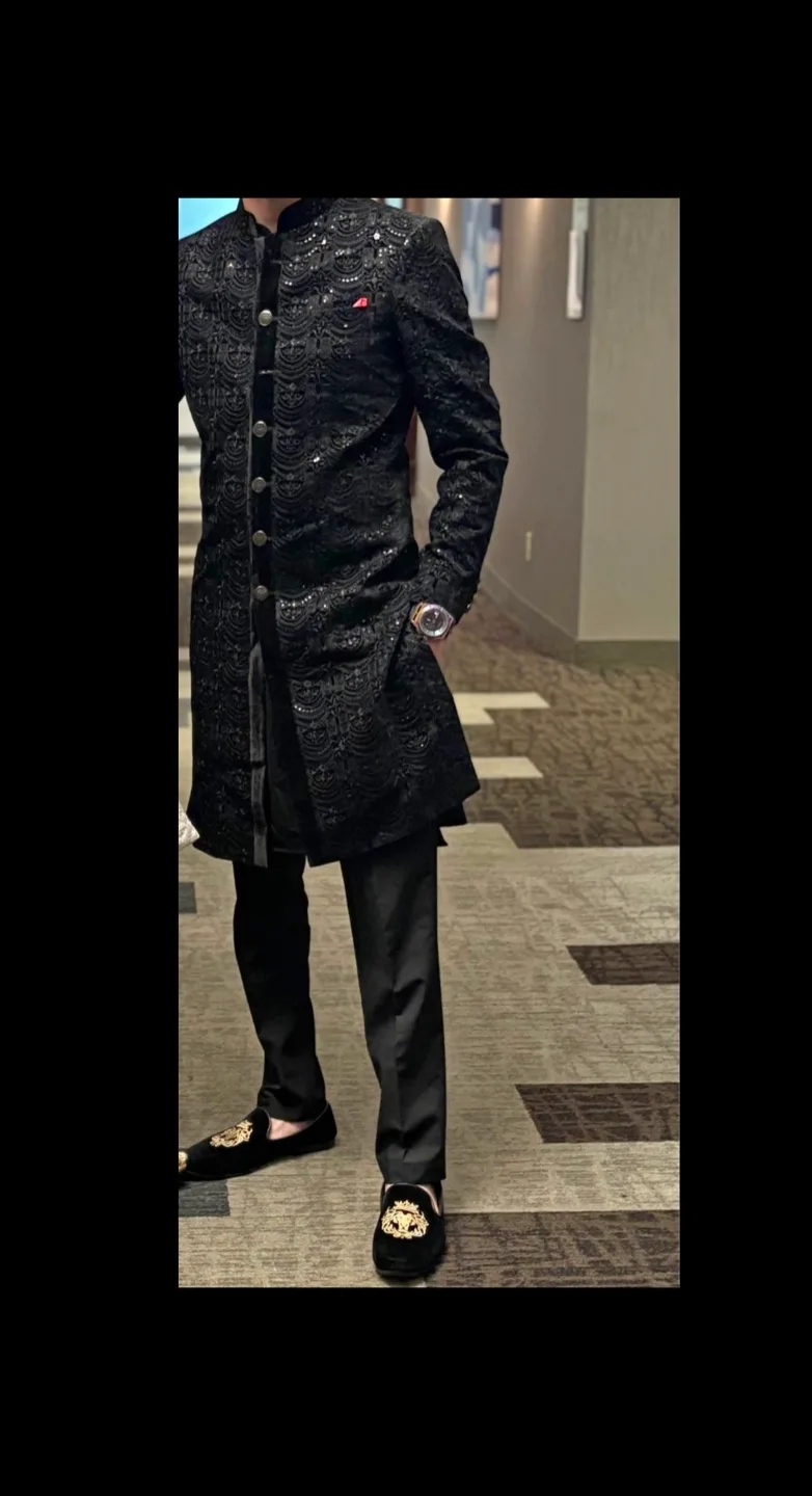Dixon Black Sherwani thumbnail