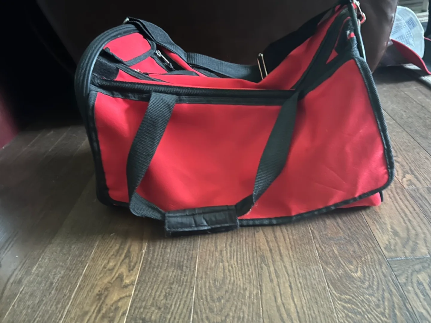 Red & Black Pet Carrier thumbnail