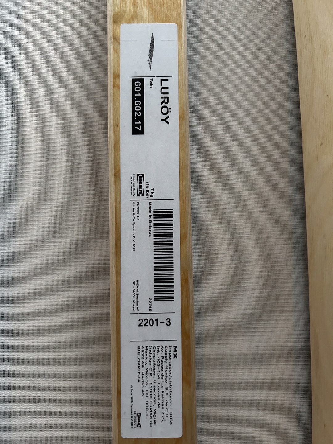 IKEA Luroy Twin Bed Slats