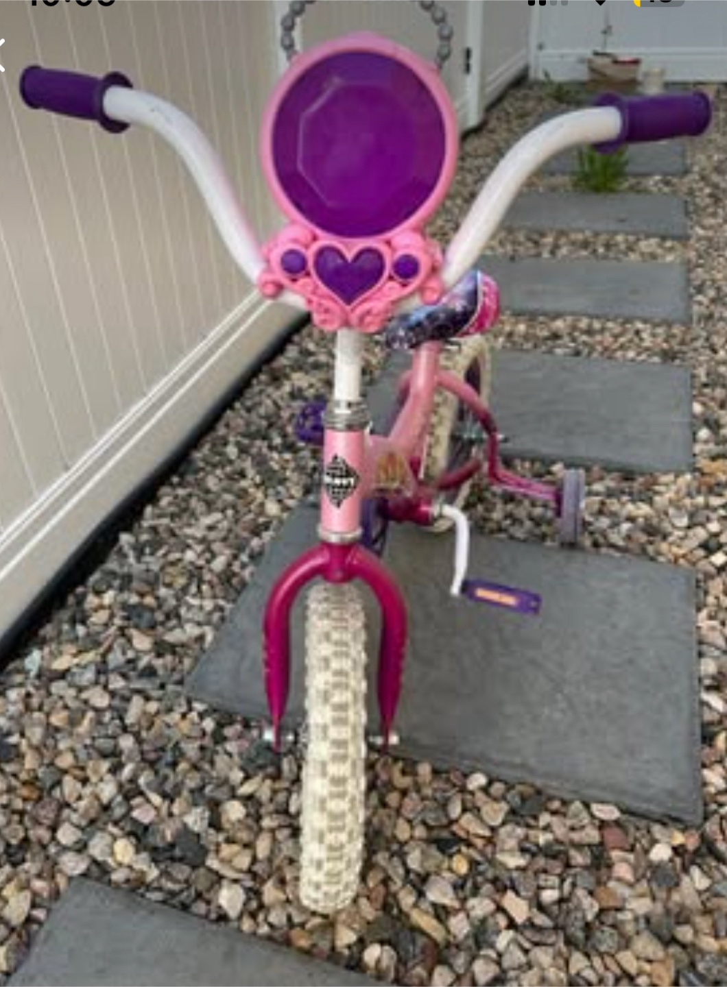 Disney Princess Kids' Bike - Pink & Purple - photo 3