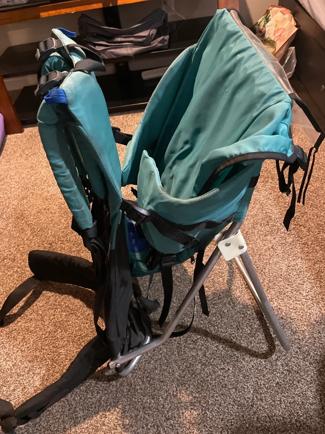 Teal Child Carrier Backpack