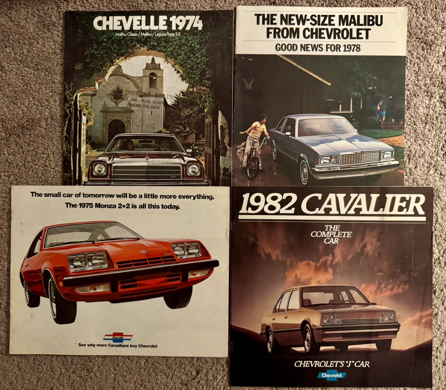Vintage Chevrolet Car Brochures thumbnail