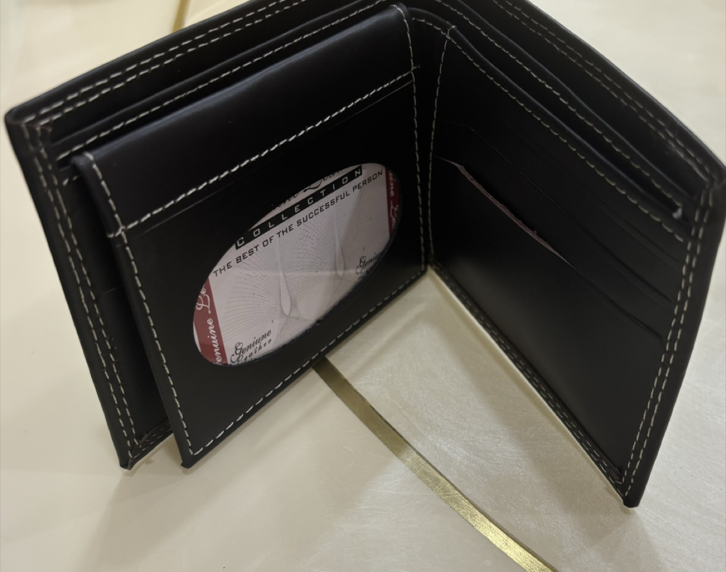 Levi's Black Leather Wallet - New - photo 2