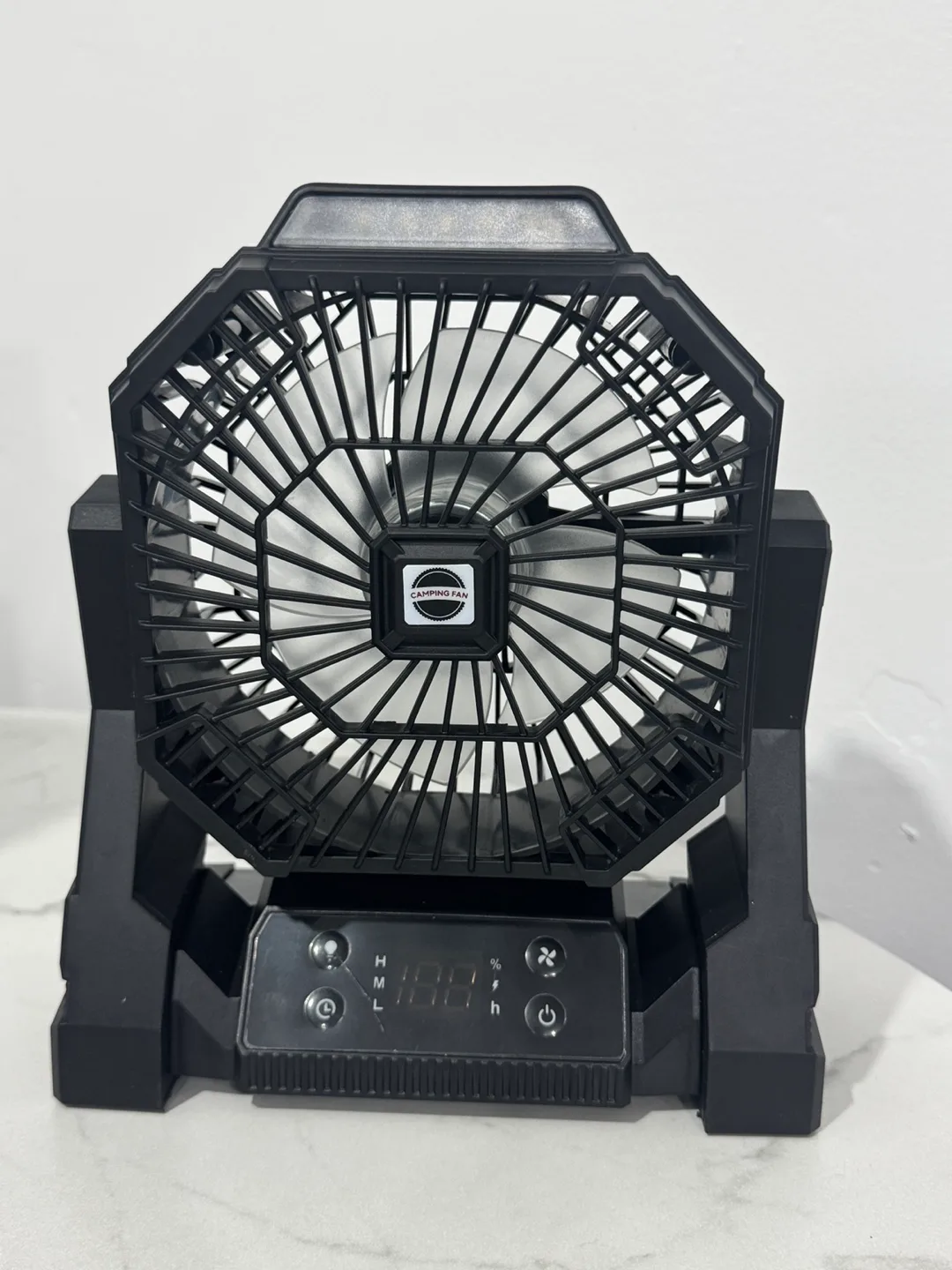TOP Camping Fan - Rechargeable with Adjustable Head thumbnail