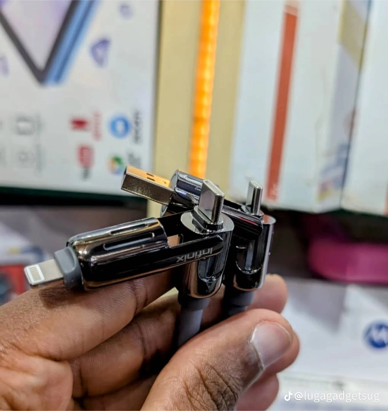 PD 240W 4-in-1 USB/Lightning Type-C Cable - NEW image indicator(6)