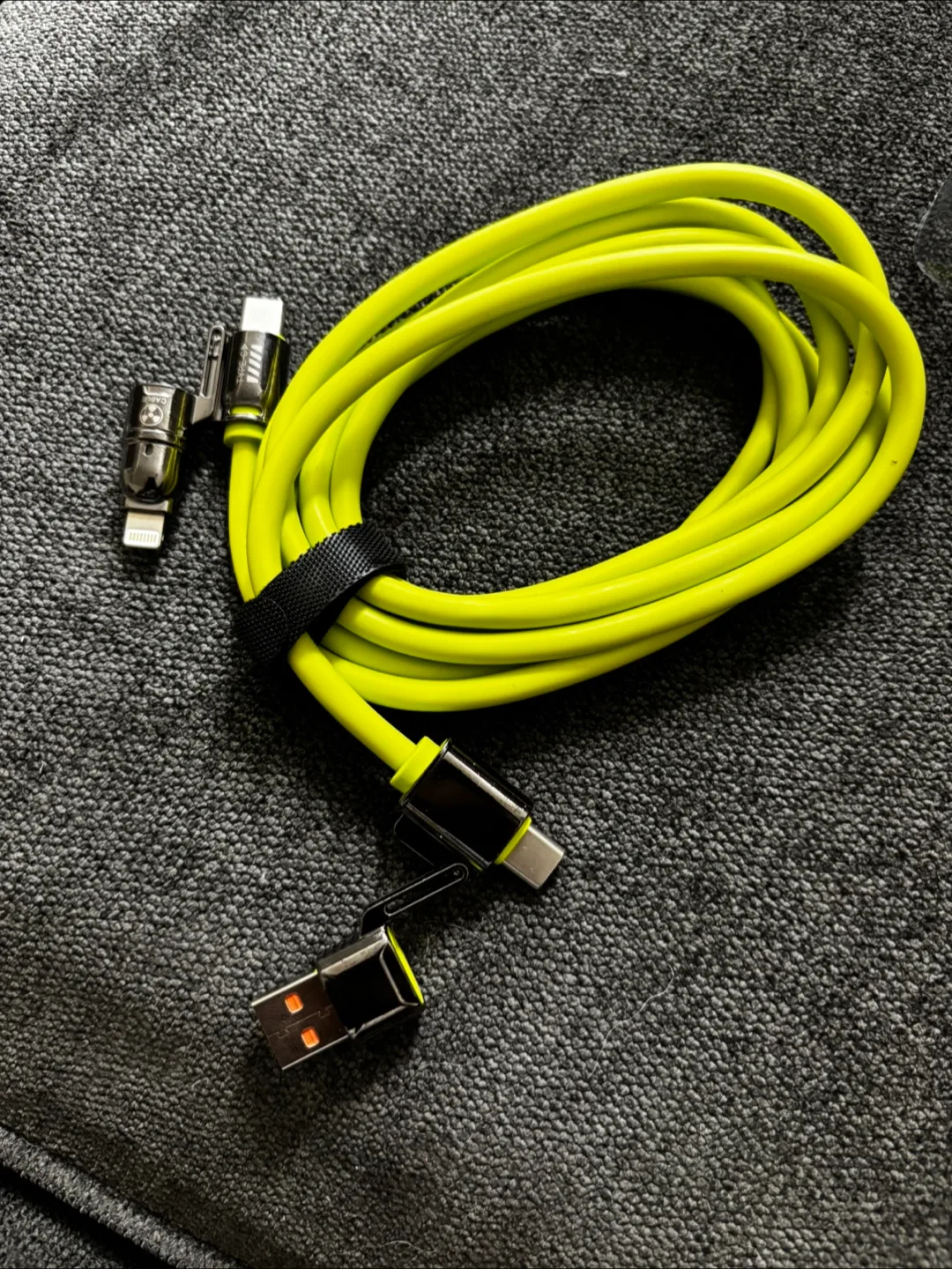 PD 240W 4-in-1 USB/Lightning Type-C Cable - NEW image indicator(3)