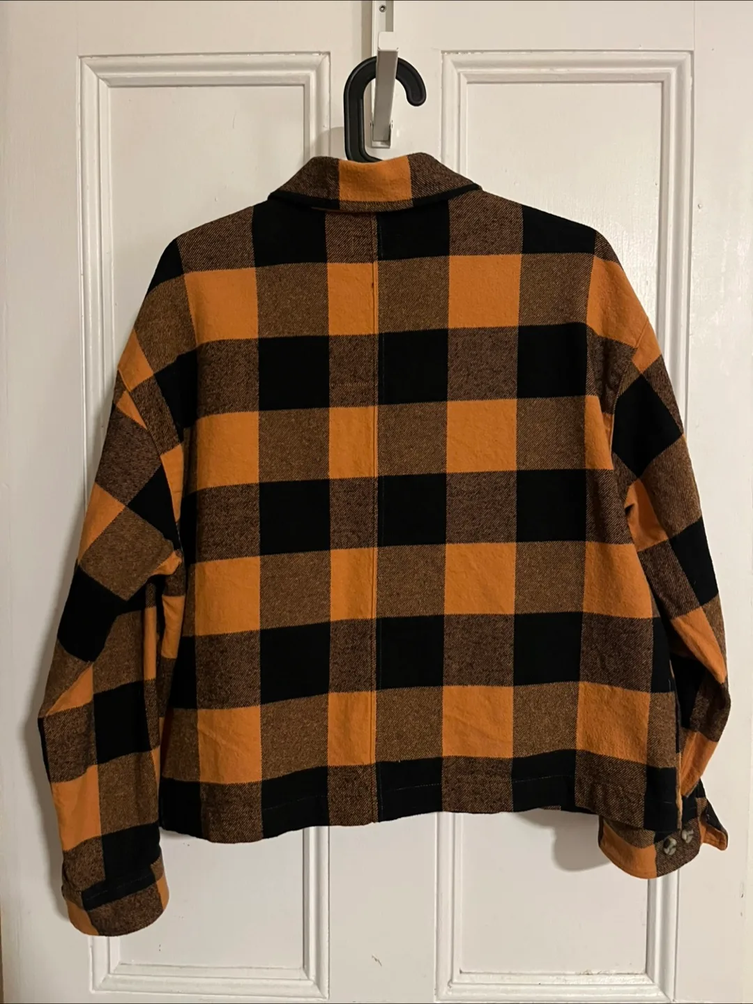 Brixton Bowery Flannel Boxy Cropped Women’s Small Medium image indicator(2)