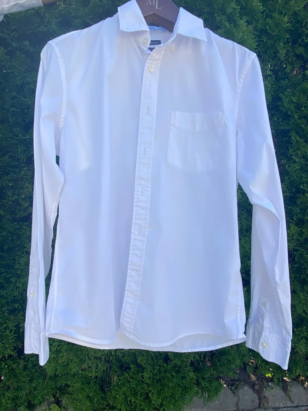 School GAP White Button-Down Shirt - Size S thumbnail