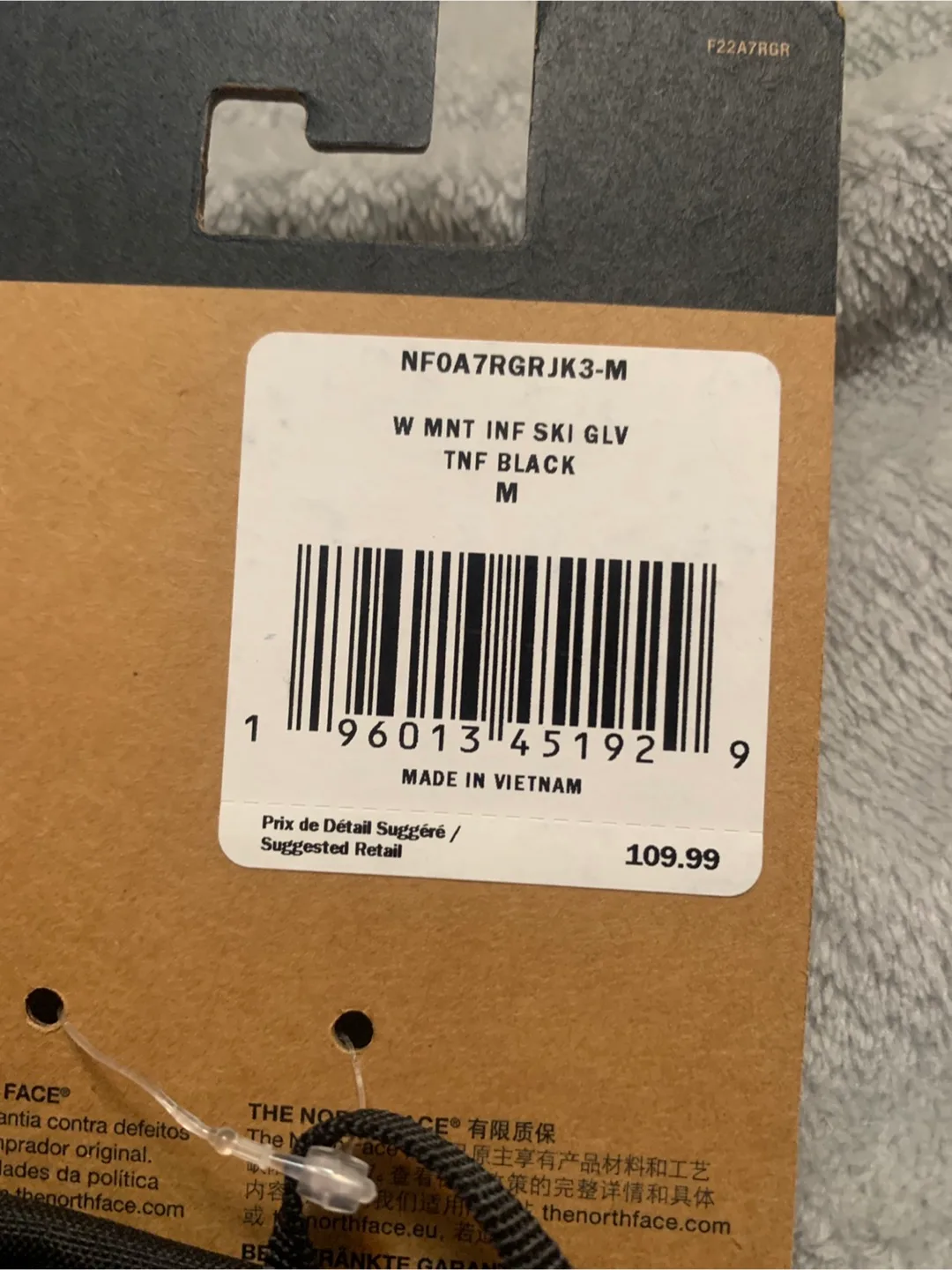 The North Face Ski Gloves - Black, Size M image indicator(2)