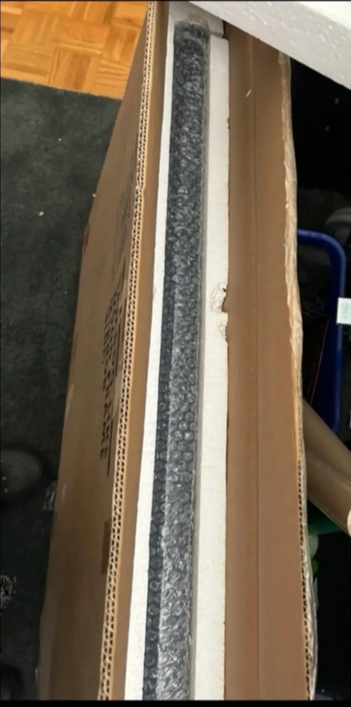 Large Elegant Blue Wood Window Pane Mirror image indicator(5)