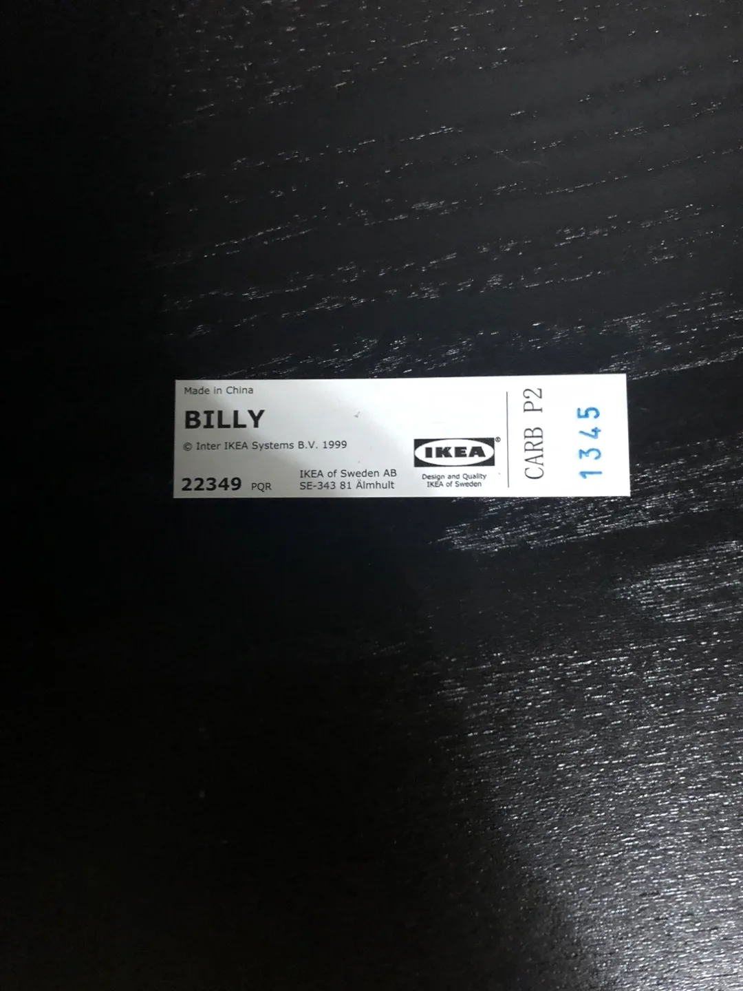 IKEA Billy Bookcase - Black image indicator(2)