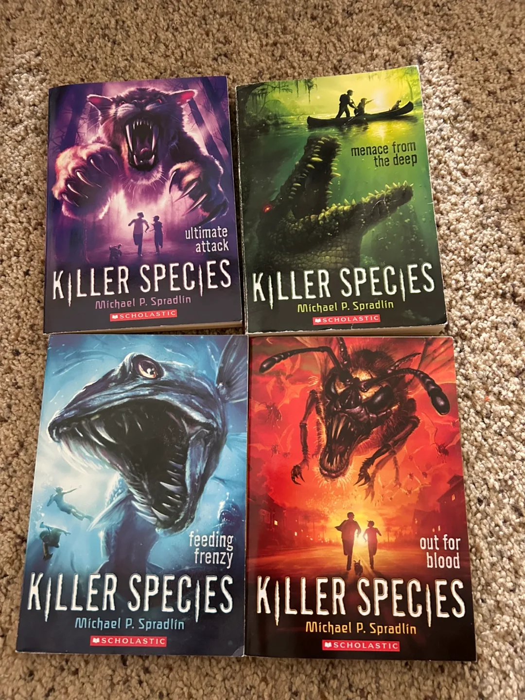 Killer Species Book Series by Michael P. Spradlin thumbnail
