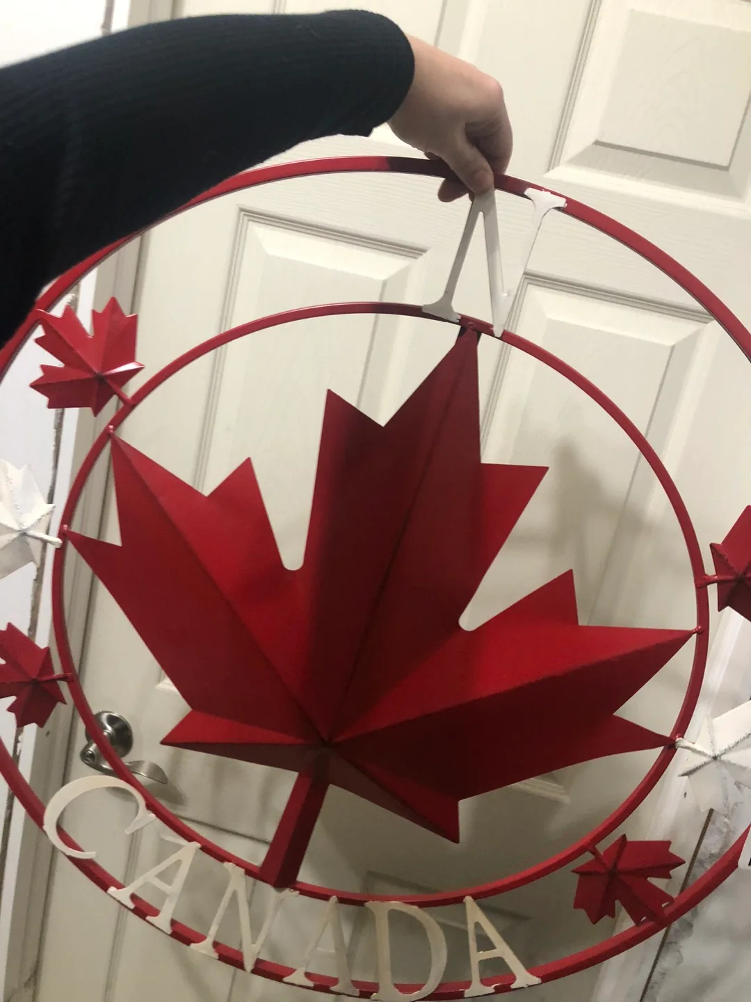 Canada Maple Leaf Metal Wreath 🧡 image indicator(2)