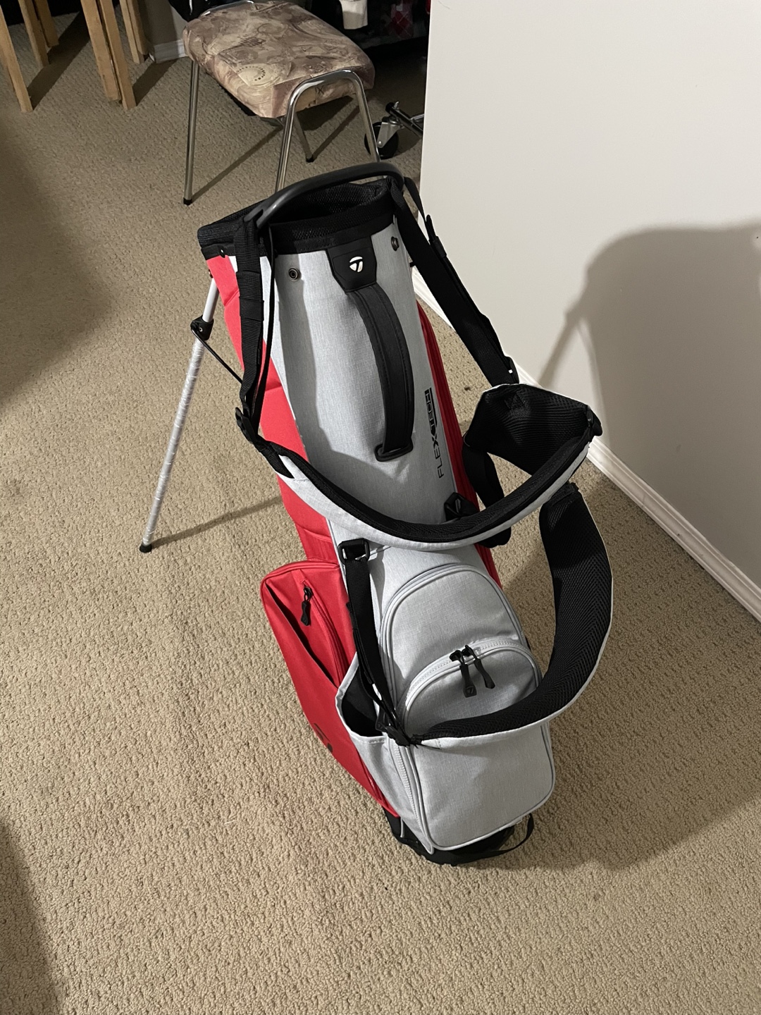 TaylorMade FlexTech Golf Stand Bag - Red/Grey - photo 4