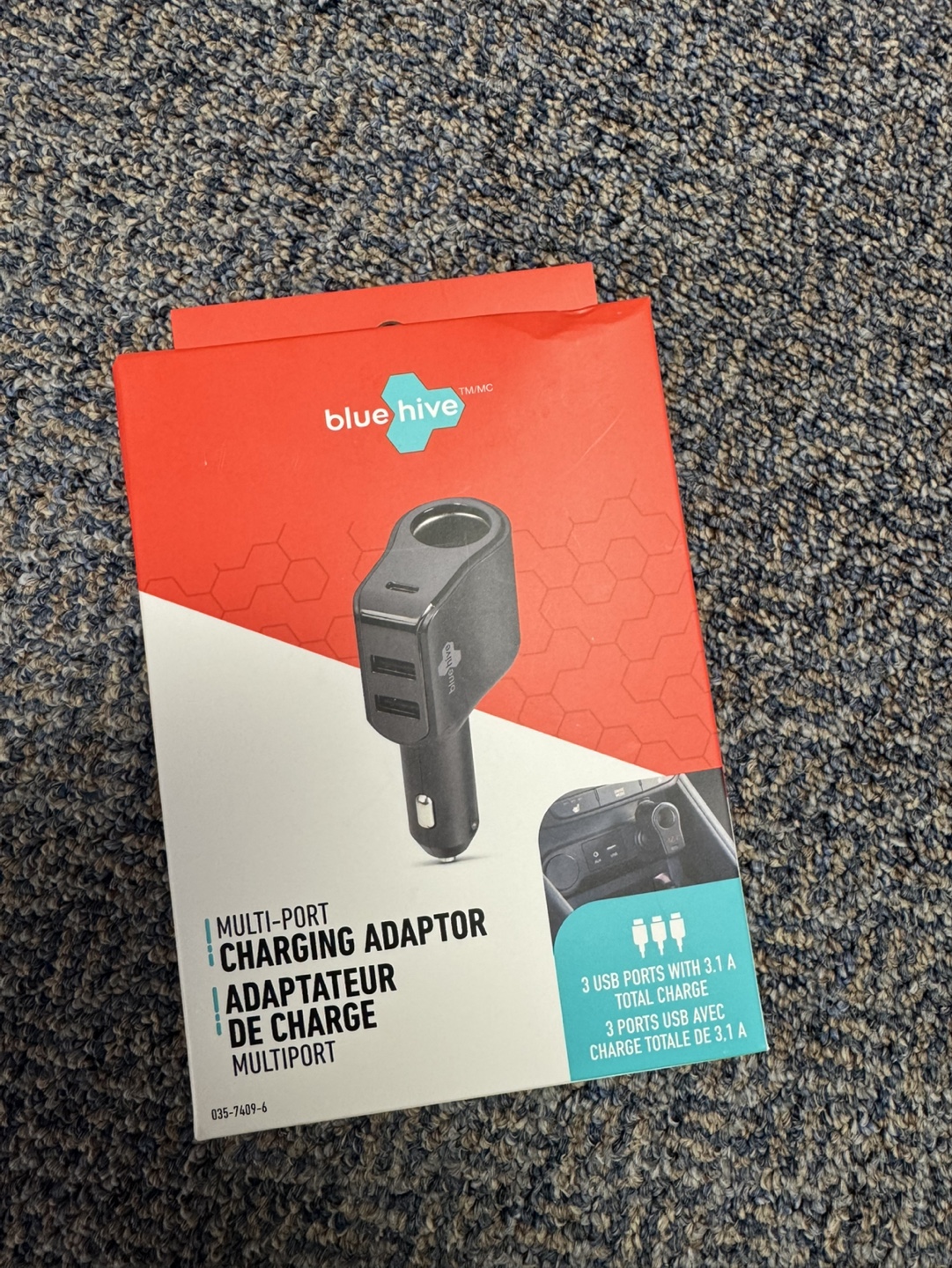 Blue Hive Multi-Port Charging Adaptor - New