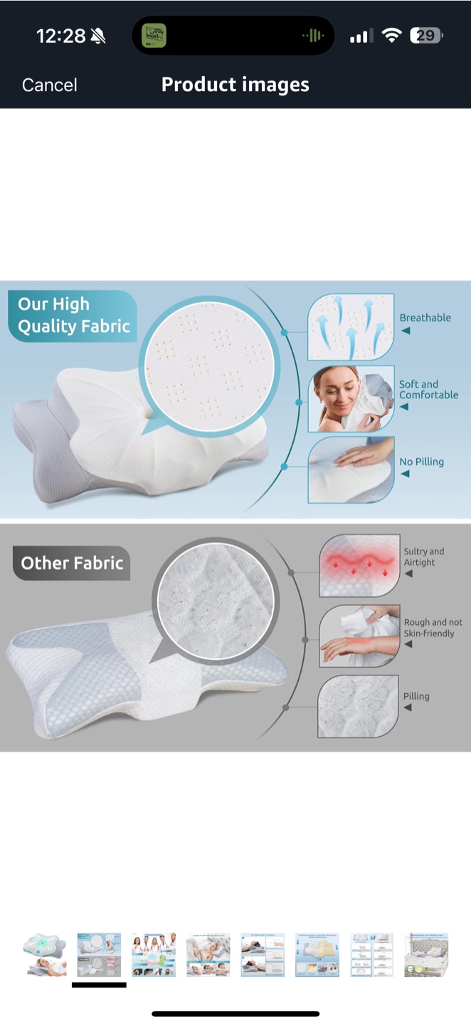 Cervical Pillow - Grey - photo 5