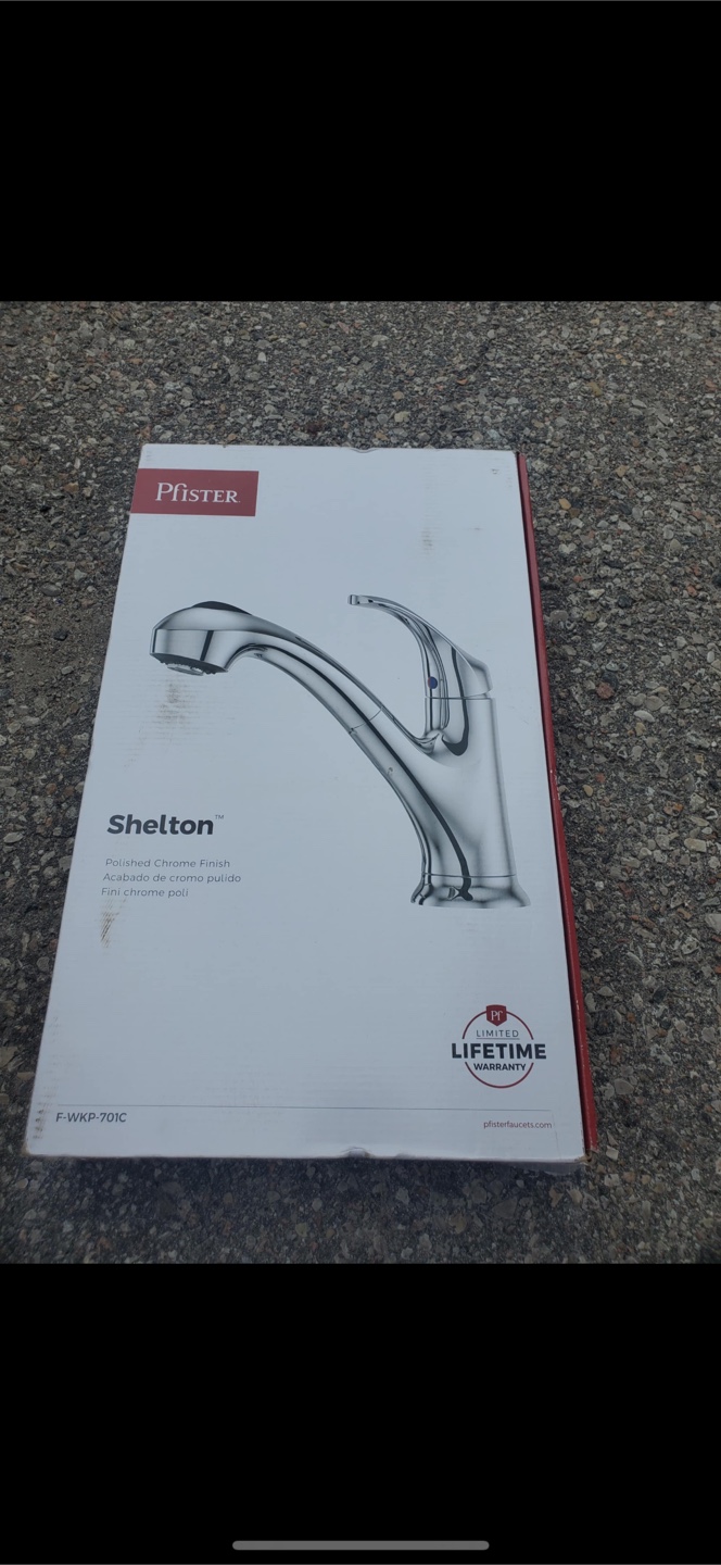 New Pfister Shelton Polished Chrome Finish Faucet