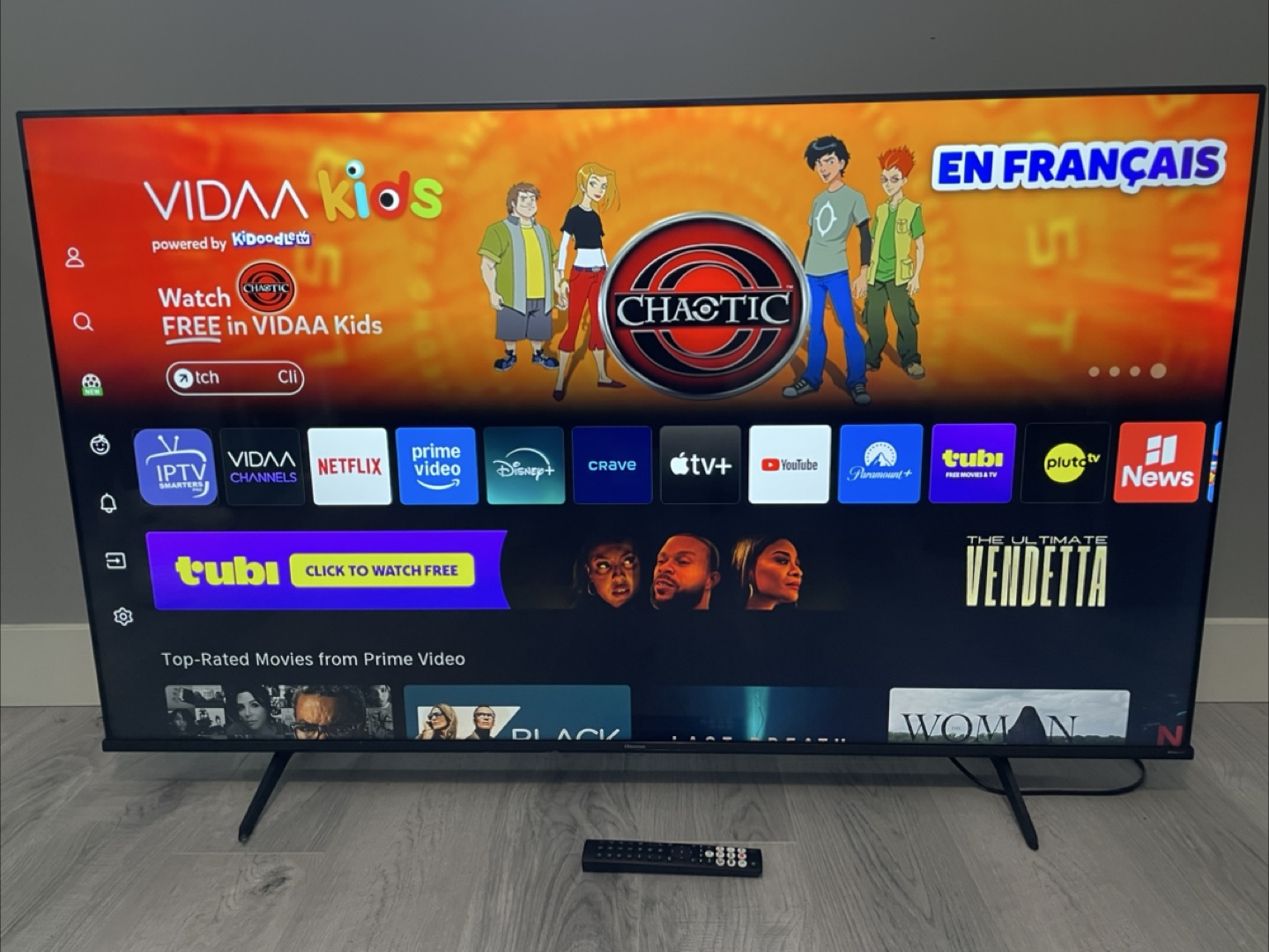 Hisense 65" UHD 4K A6 Series TV