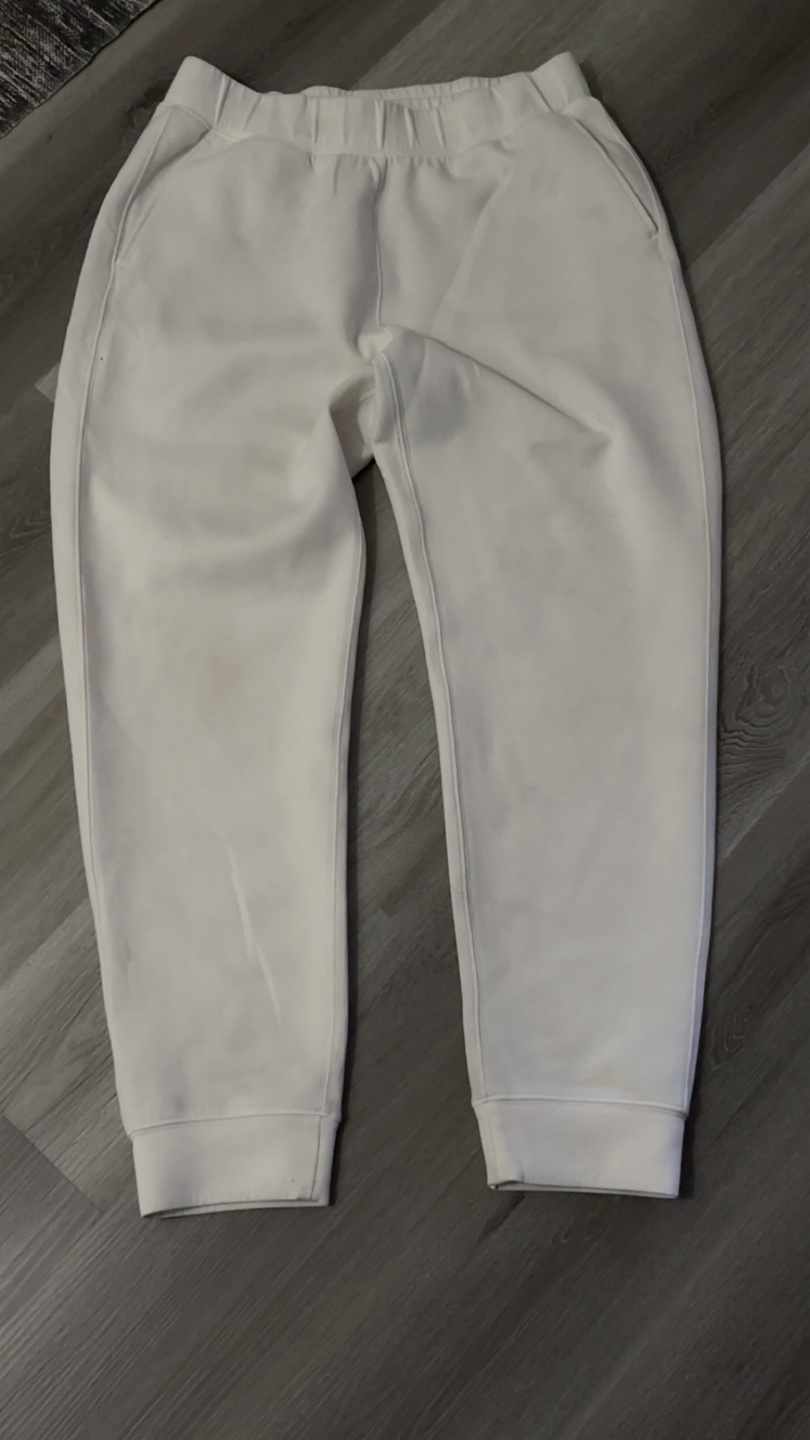 Uniqlo White Sweatpants - Size Large