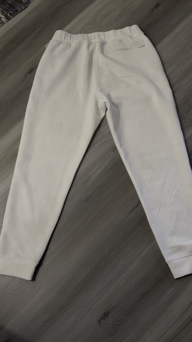 Uniqlo White Sweatpants - Size Large - photo 2