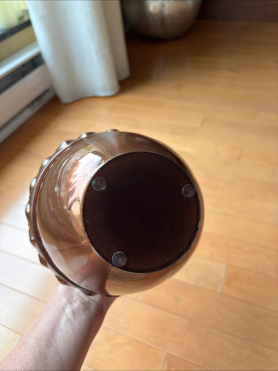 Acorn shaped glass decorative piece image indicator(4)