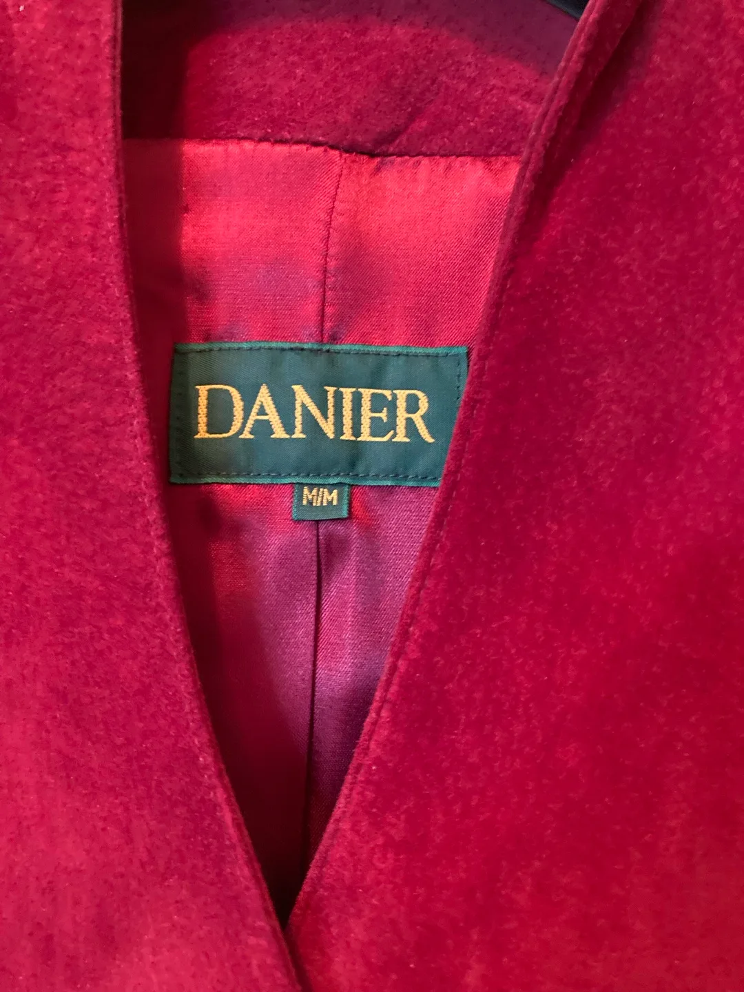 Cranberry Suede Skirt Suit - Burgundy, M image indicator(5)