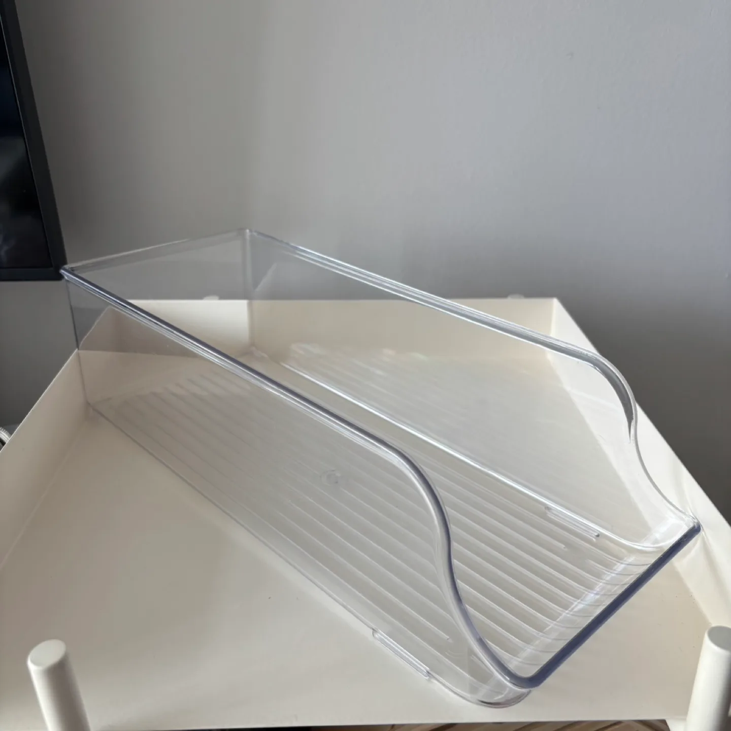 Clear Plastic Storage Bin - 5" x 12.5”x4” thumbnail