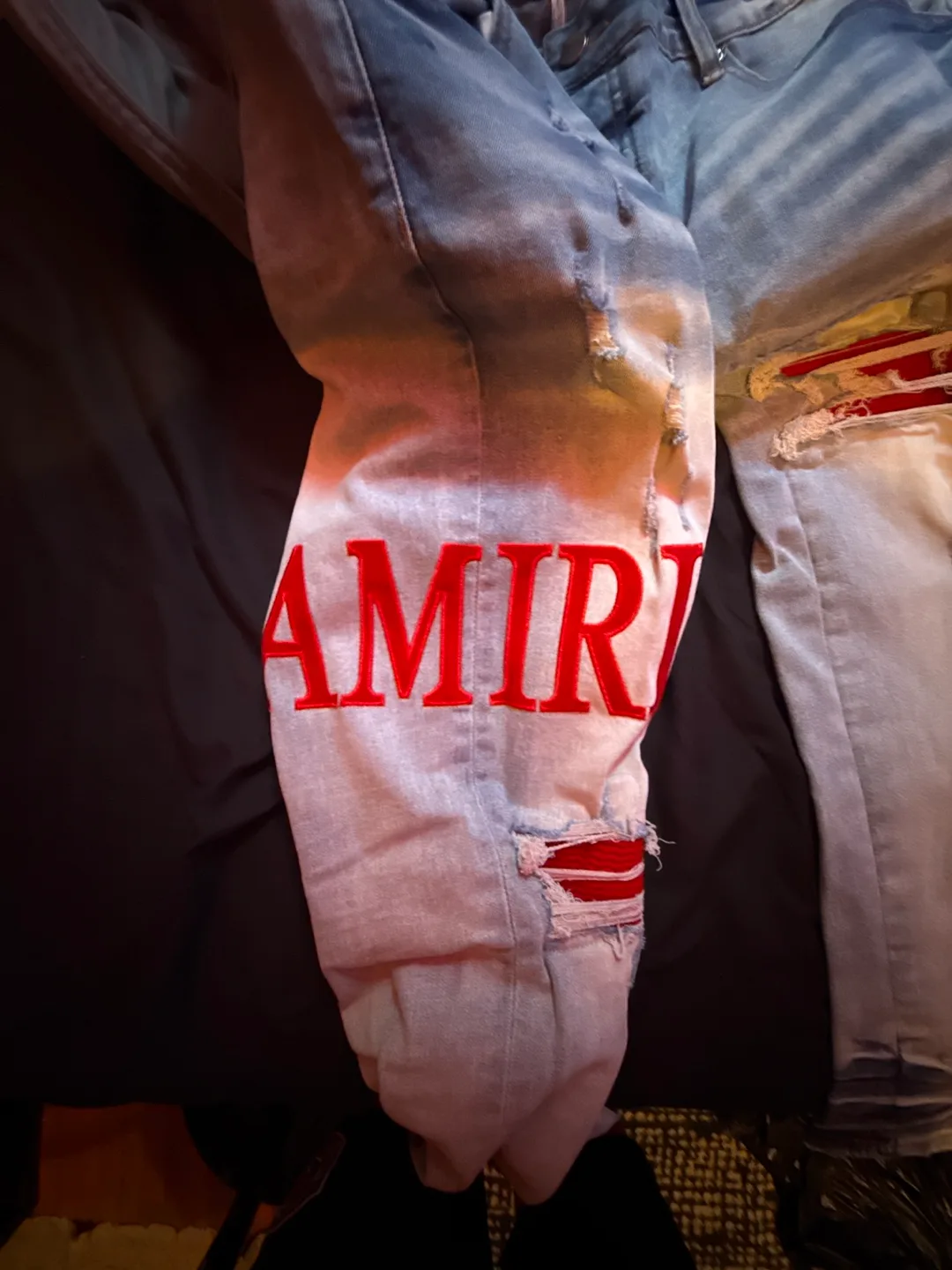Amiri Distressed Denim Jeans image indicator(2)