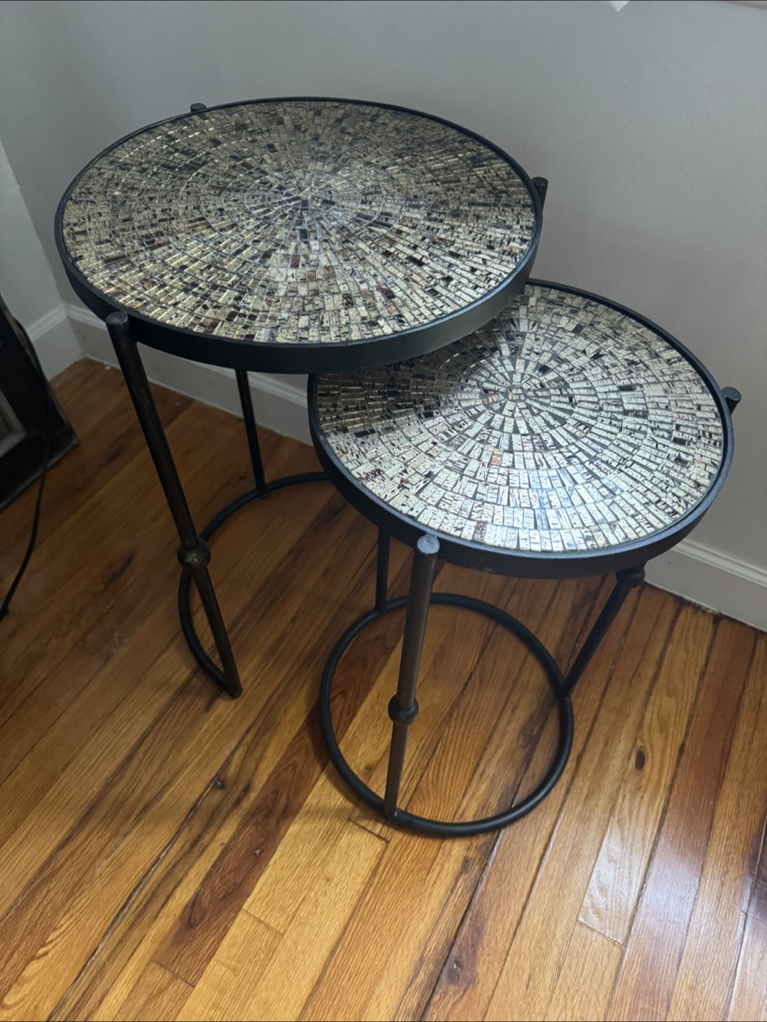 Nesting Side Tables - Mosaic Tile Top