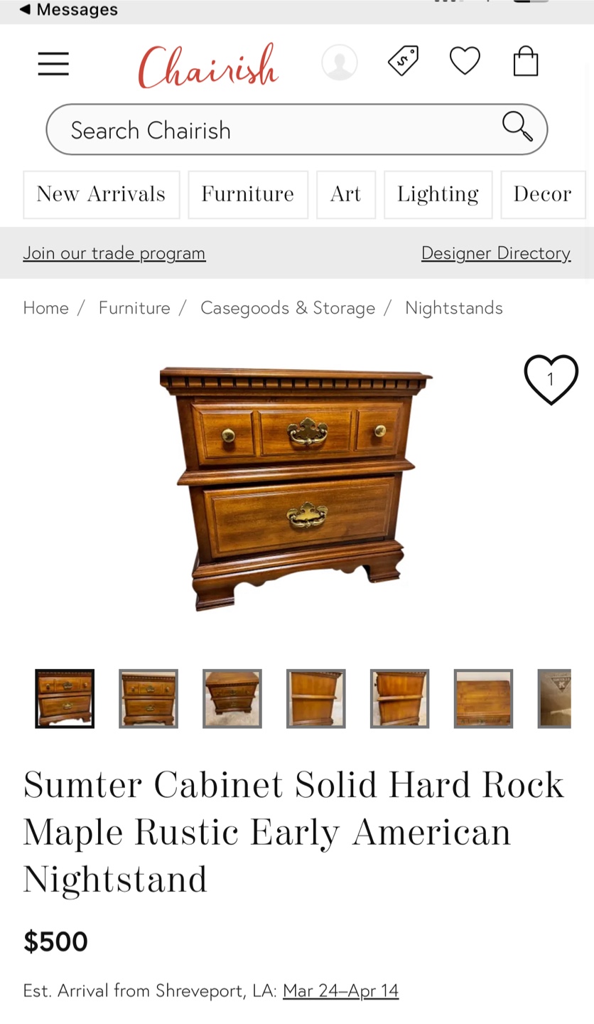 Ethan Allen Heirloom Maple Bedroom set - photo 5