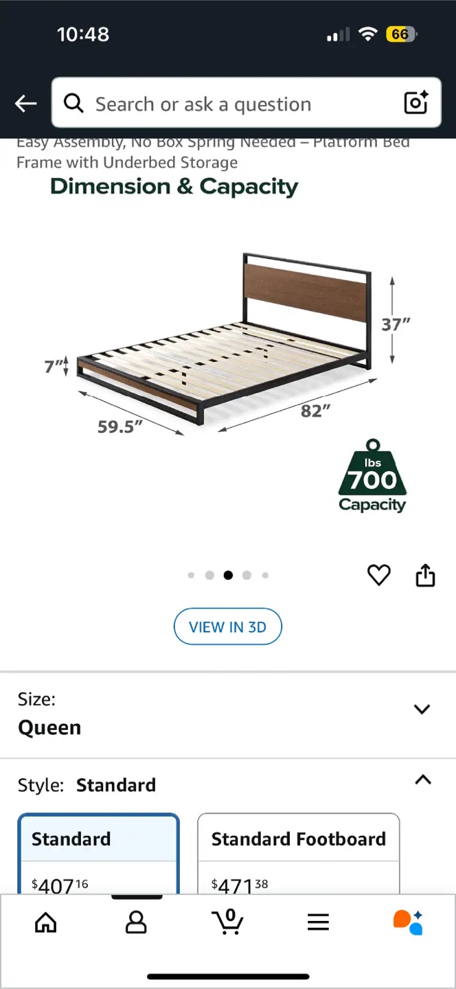 Queen size bedframe - photo 3
