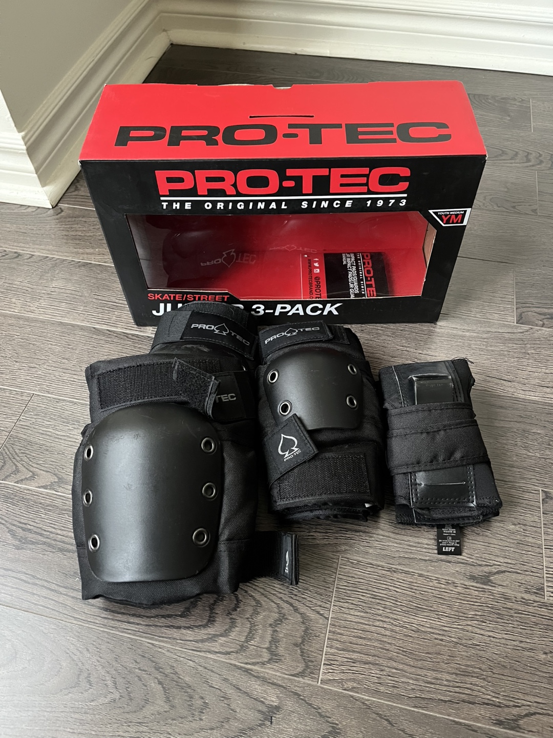 Pro-Tec Junior 3-Pack Skate/Street Pads - New