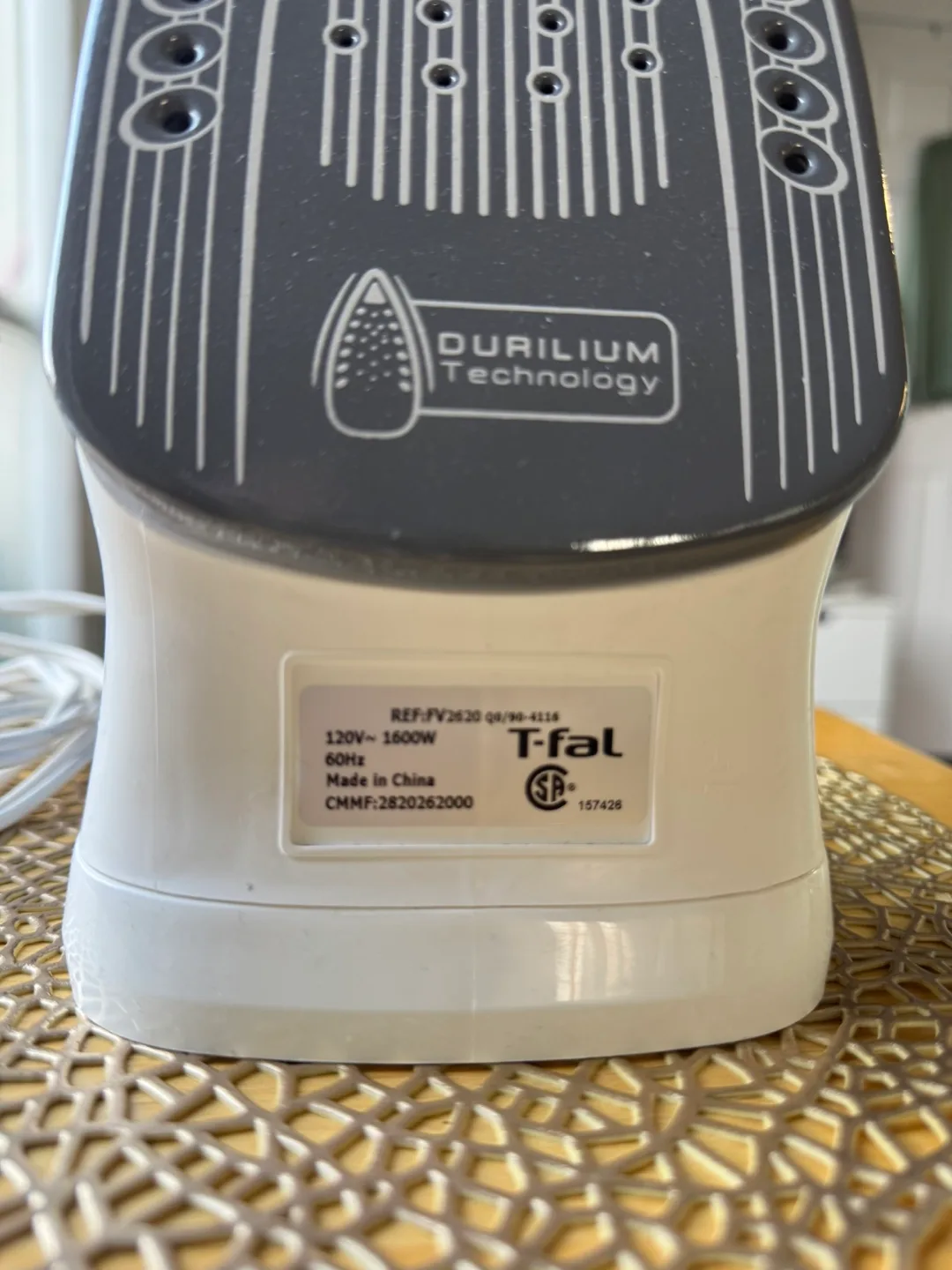 T-fal Ultraglide Iron - White & Blue image indicator(4)