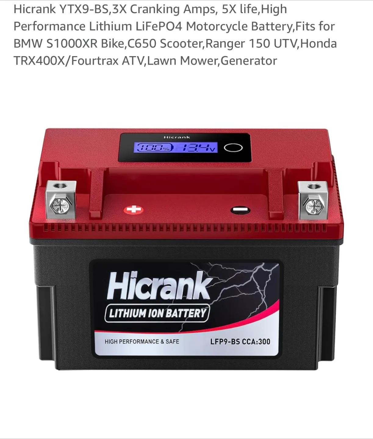 Hicrank 12.8V 5AH LiFePO4 Battery thumbnail