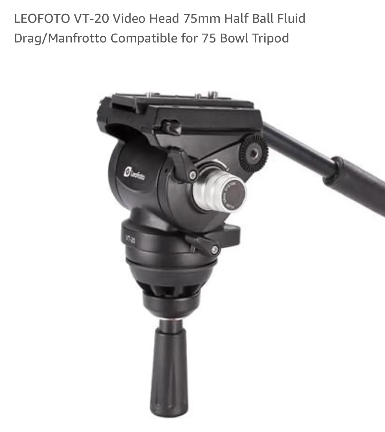 Leofoto VT-20 Video Head - Fluid Drag thumbnail