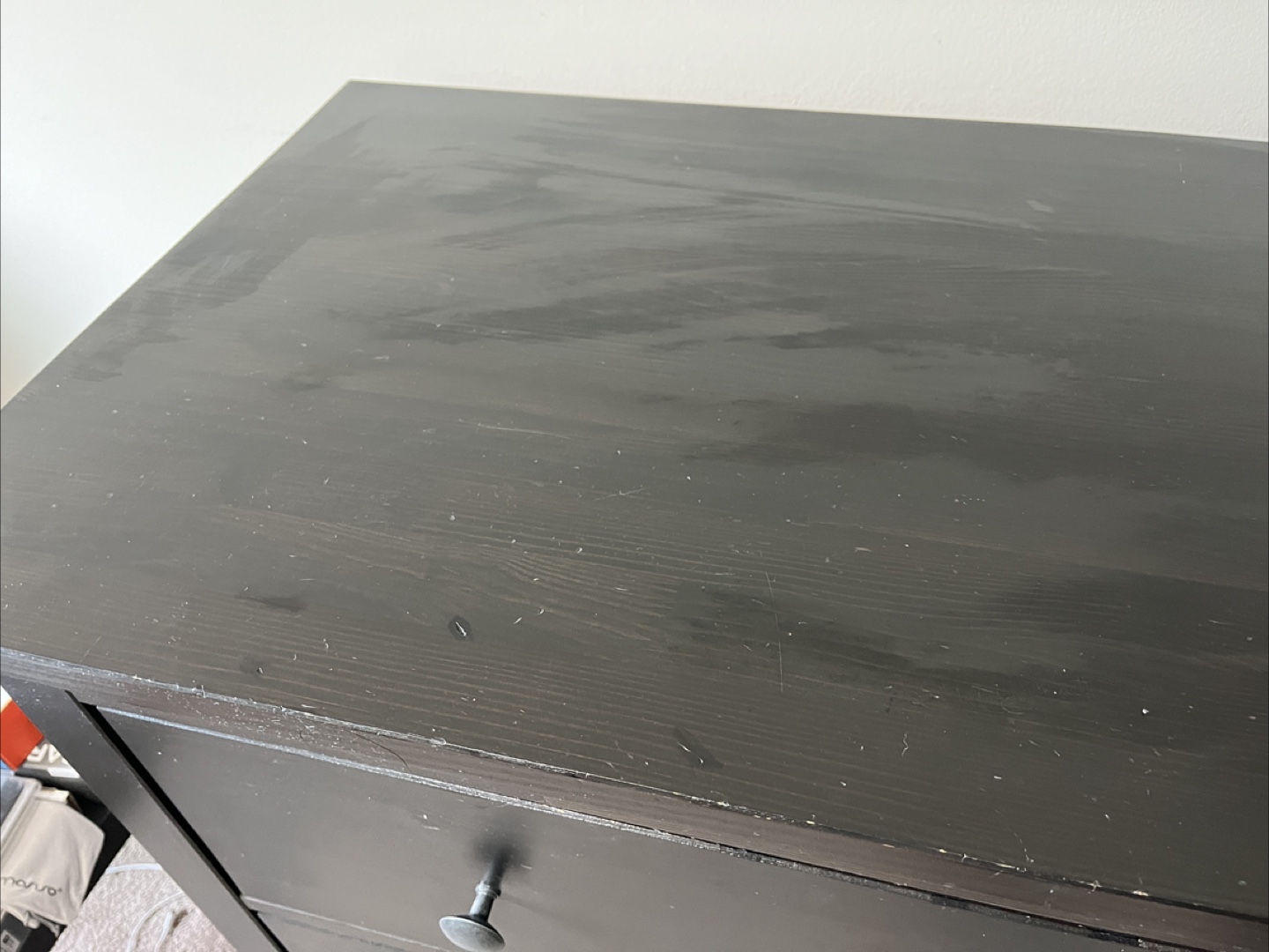 IKEA Hemnes 3-Drawer Chest - Black/Brown - photo 4