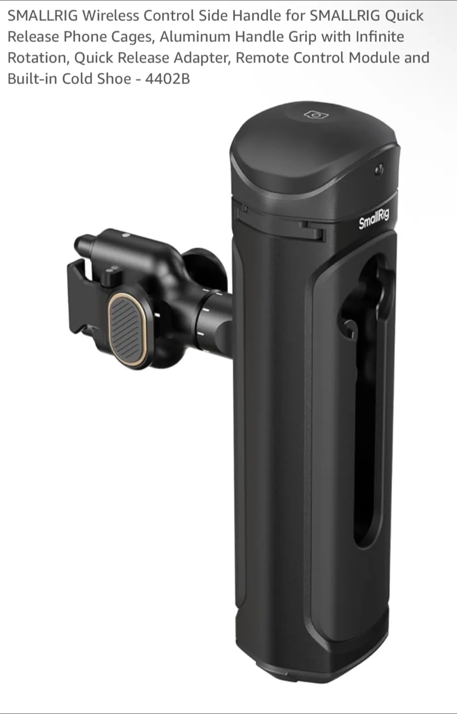 SmallRig Wireless Control Side Handle - 4402B thumbnail