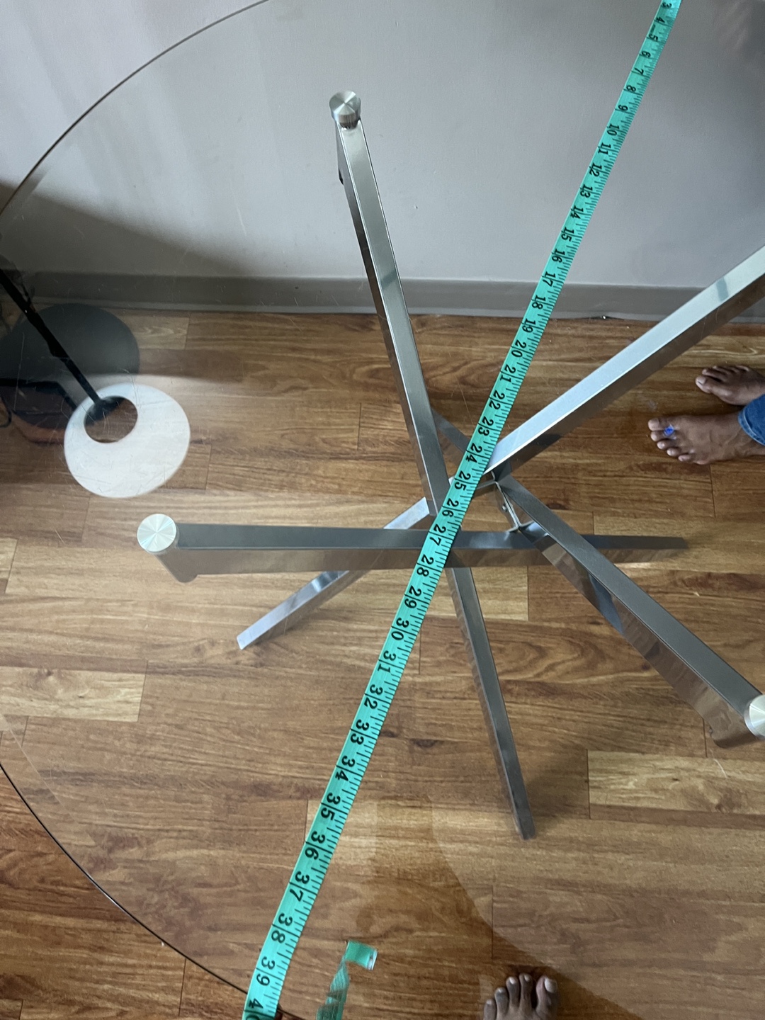 Glass Round Dining Table - photo 5