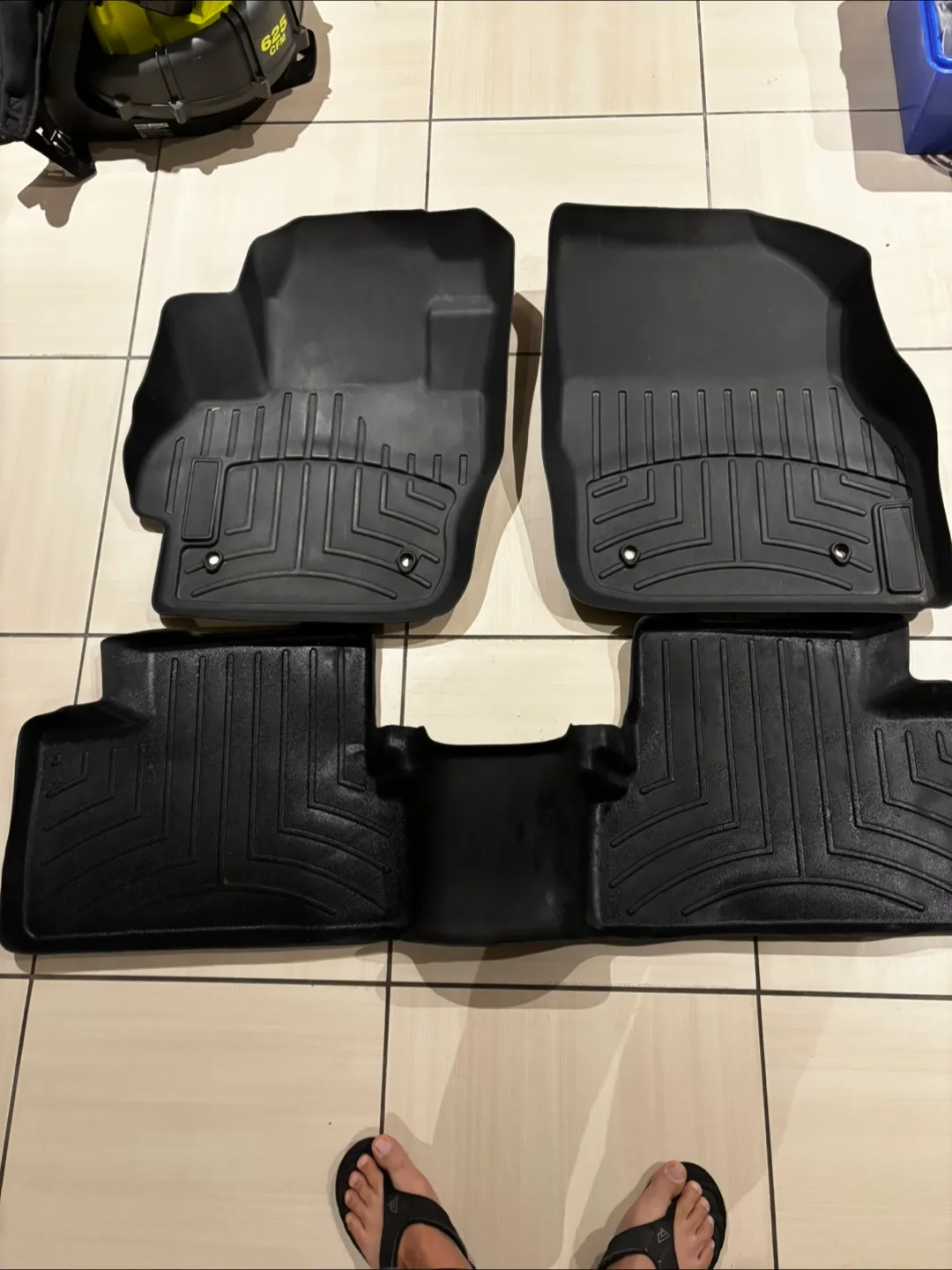 2012 Mazda 3 WeatherTech Floor Mats - Black thumbnail