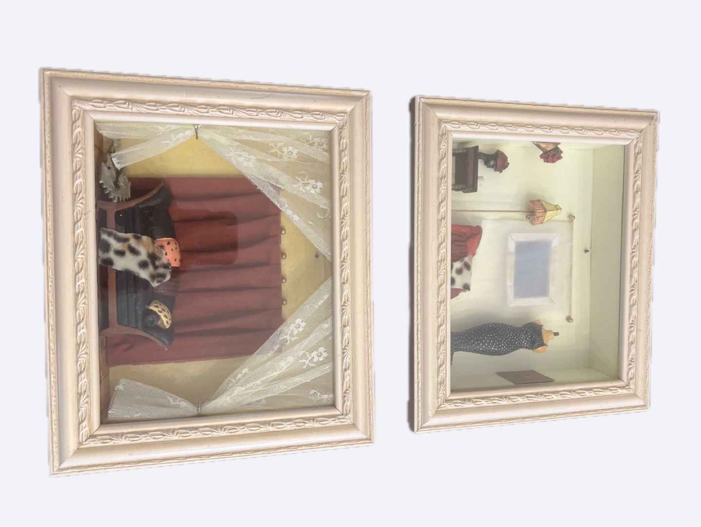 Framed Miniature Room Dioramas