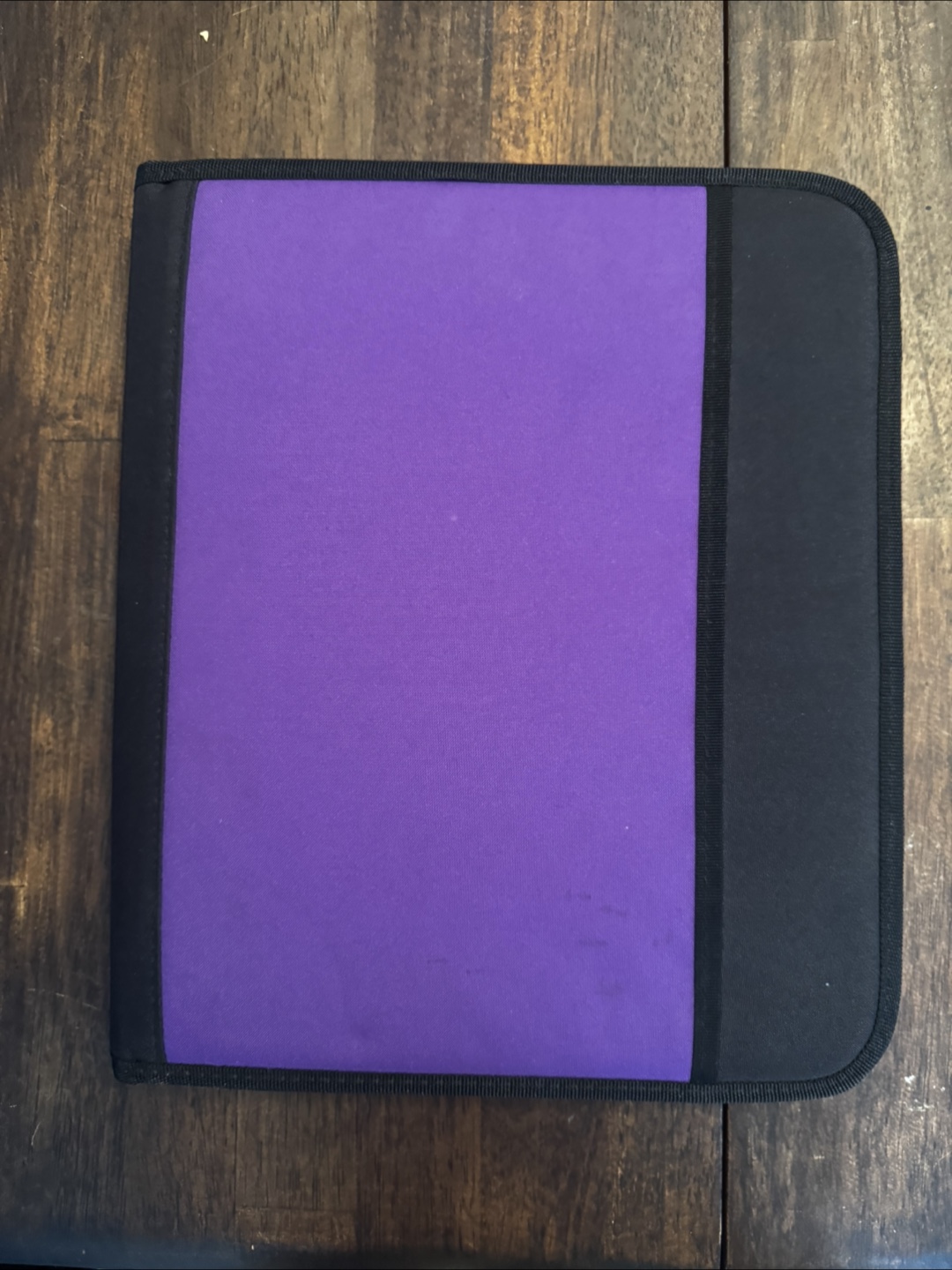 Card Sleeves in Purple and Black Binder