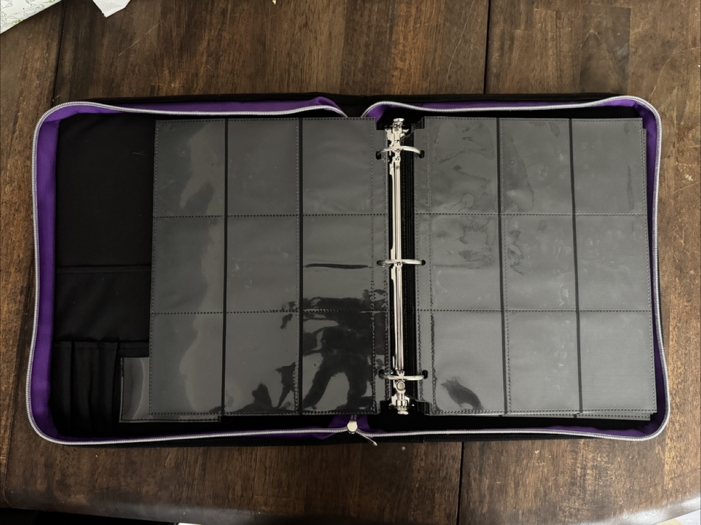 Card Sleeves in Purple and Black Binder - photo 2