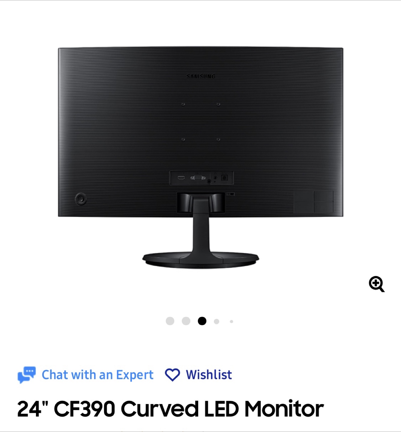 Samsung CF390 24" Curved LED Monitor - photo 2