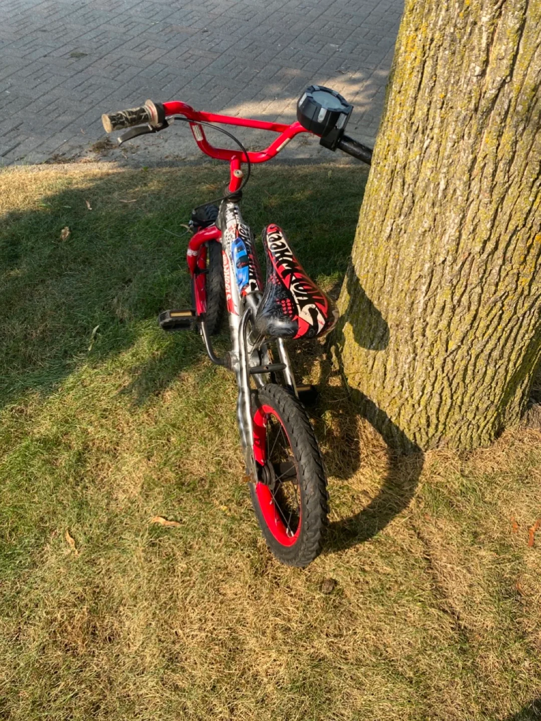 Hot Wheels Kids Bike - Red & Silver image indicator(2)