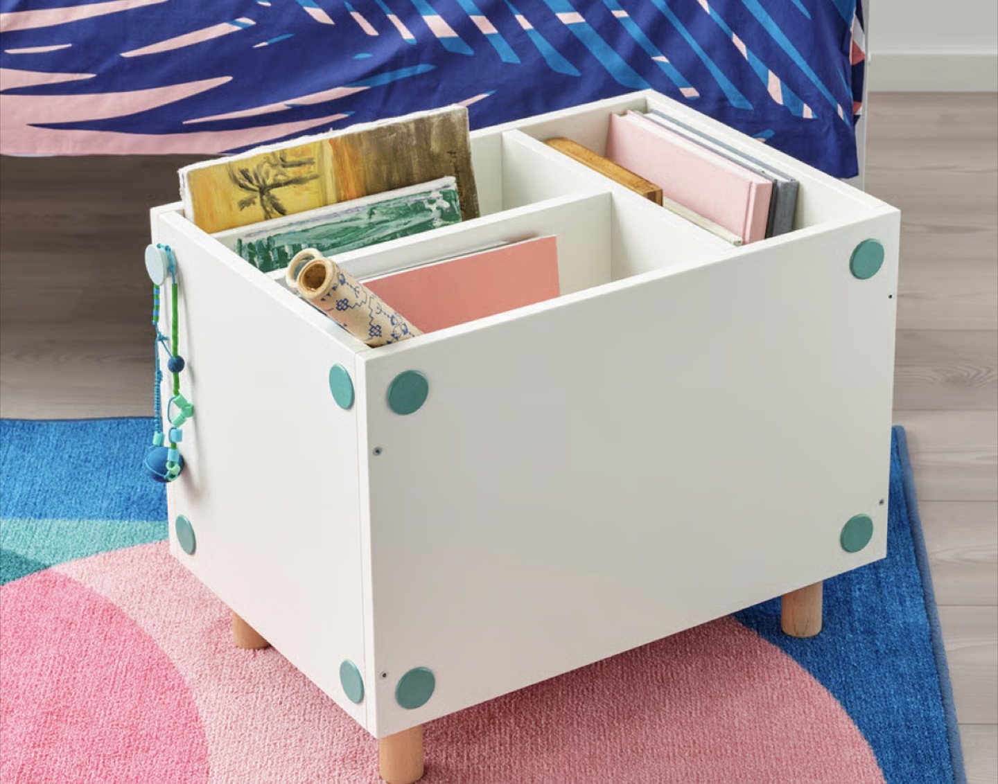 IKEA SMUSSLA Nightstand/Shelf Unit - White - photo 4