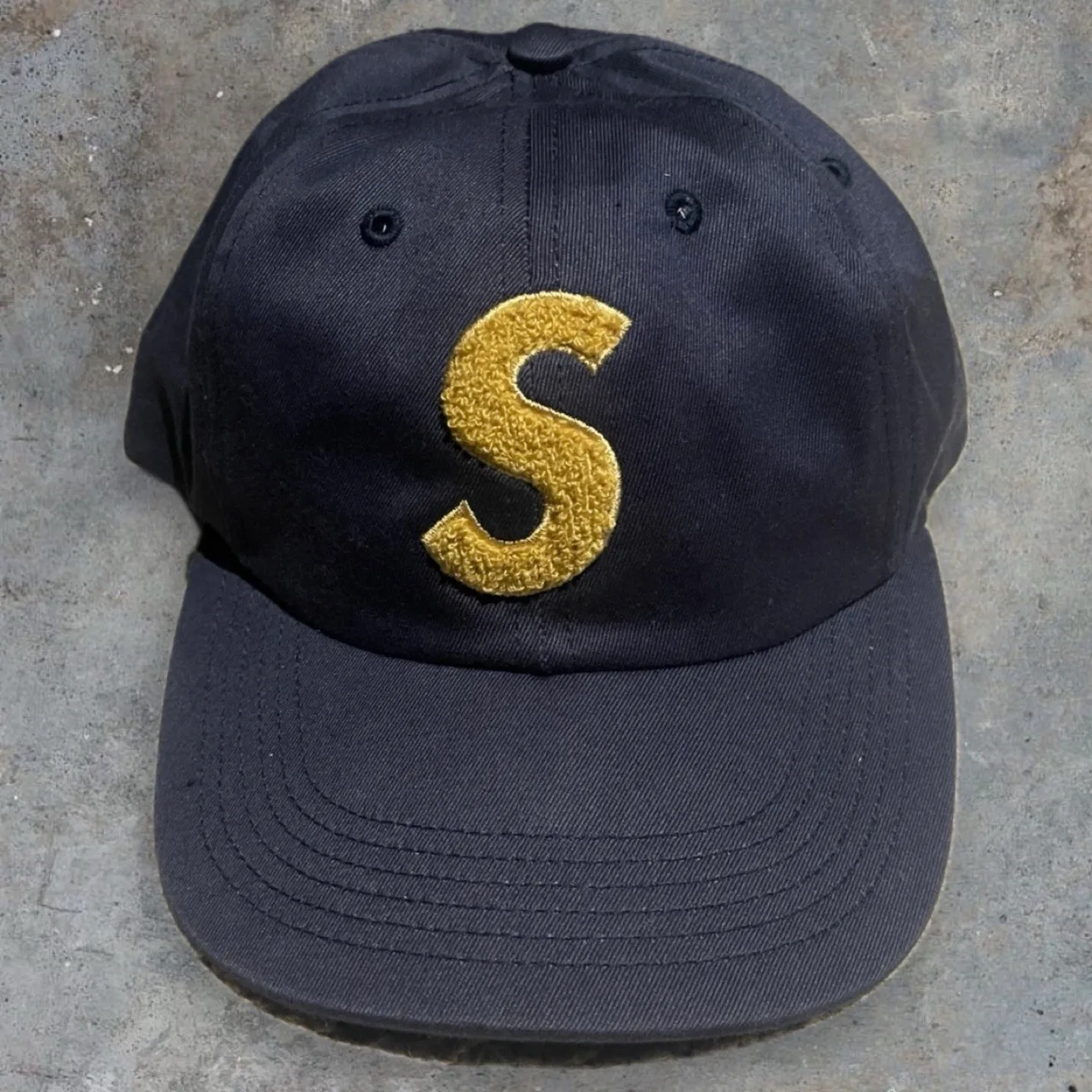 Supreme 'S' Logo Hat - navy thumbnail
