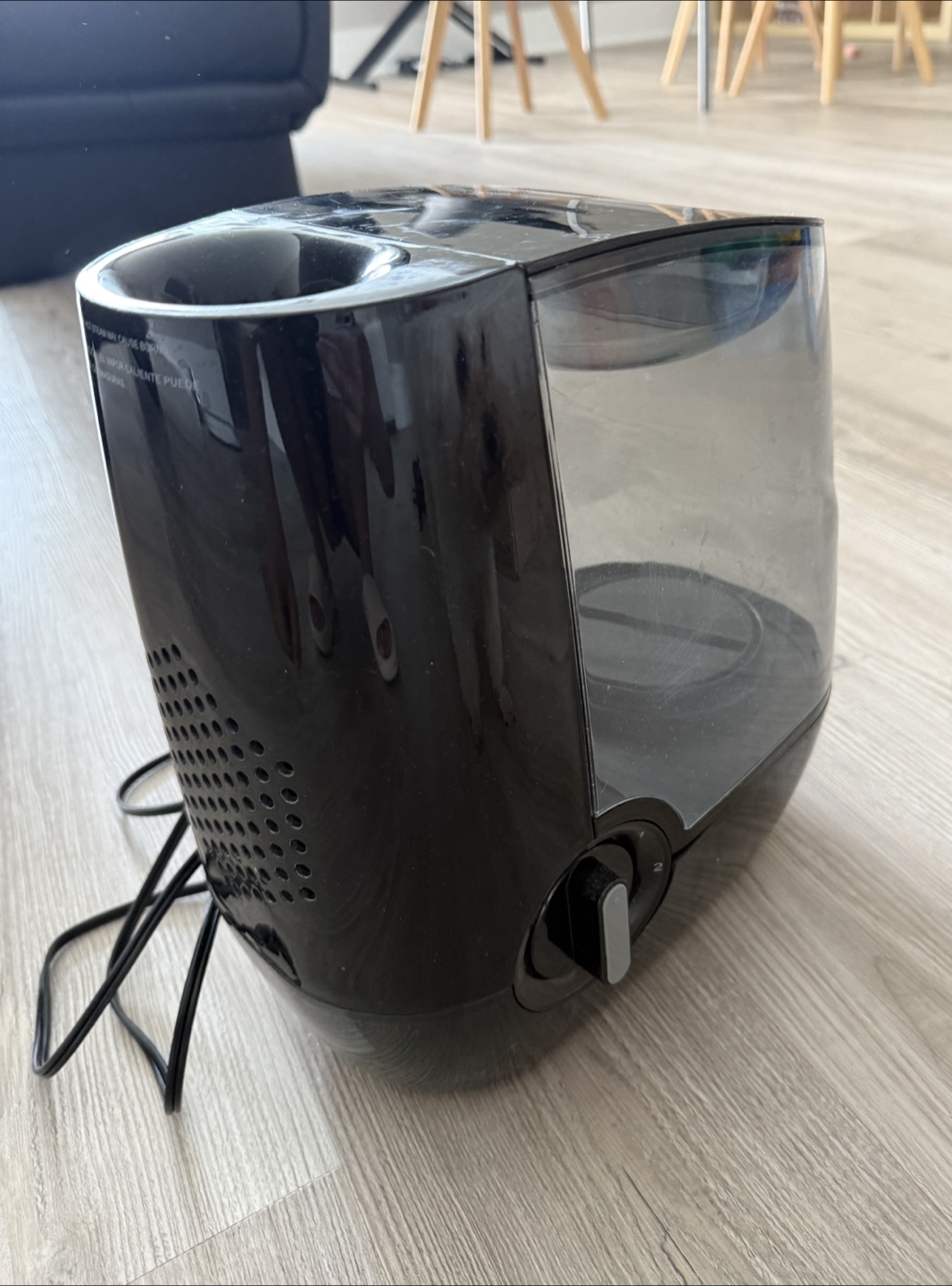 Warm Mist Humidifier- Black - photo 2