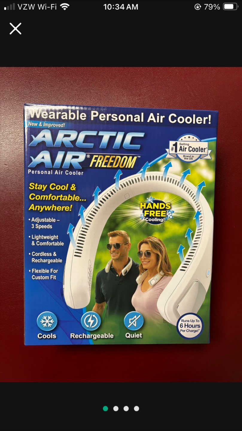 Arctic Air Freedom Personal Air Cooler - New in Box!