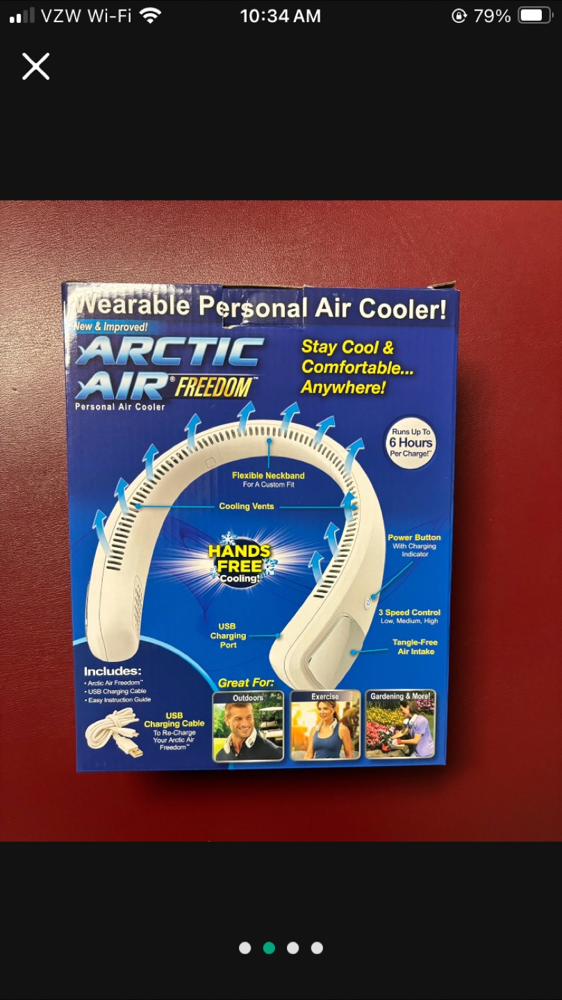 Arctic Air Freedom Personal Air Cooler - New in Box! - photo 2