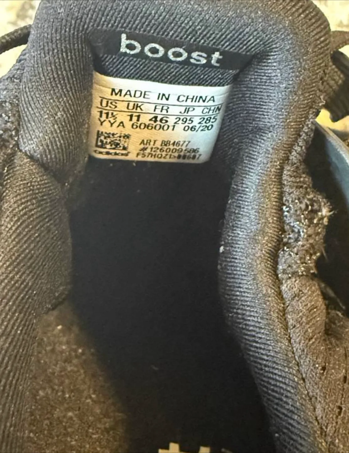 Adidas UltraBoost 1.0 Triple Black Limited - Size Men’s 11.5 image indicator(7)